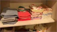 Shelf of towels