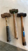 3) sledgehammers