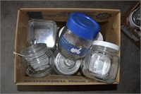 Assrt of Glass Storage Containers w/ Lids