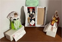 D2)Dolls: Danbury Mint in box + Duck House inbox +