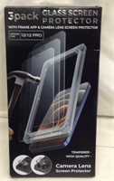 S). NEW, 3-PACK GLASS SCREEN PROTECTORS FOR