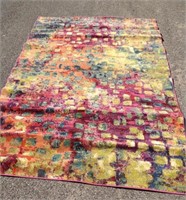 NW) 5'X8' COLORFUL CARPET, BARCELONA COLLECTION