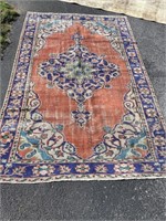 Tabriz  Handmade Rug 5'7" x 8'8"