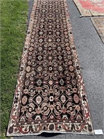 Hamedan Handmade Rug 3'6" x 13'9"