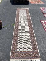 New Indo Mir Design Runner Handknotted 2'9"x9'10"