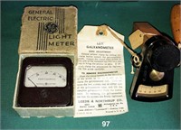 GE Light Meter & L&N Galvanometer