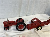 ERTL Farmall Tractor & Hay Baler