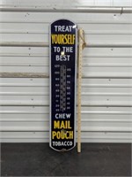 Male pouch metal thermometer