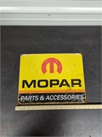 Mopar parts sign