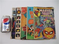 5 Comics vintage dont Spiderman
