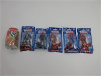 5 figurines MARVEL neuves : Thor, Iron Man,