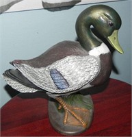 Vintage Tolppi's Mud Hut Ceramic Mallard Duck