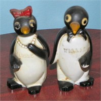 1950's Willie & Millie Penguin Salt & Pepper