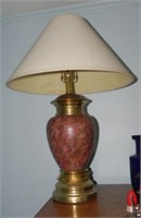 Modern Decorative Table Lamp, Marbled Base