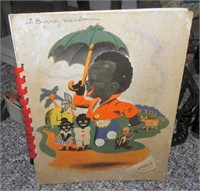 Vtg Julian Wehr Little Black Sambo Lithograph Book