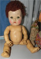 1950's Carucul Hair Tiny Tears Baby Doll