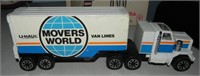 Vtg Clover Toys Uhaul World Mover's Semi Truck Toy