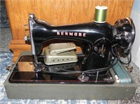 Vtg Kenmore Sewing Machine w Case