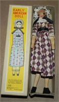 NOS Shackman Wooden Early American Doll