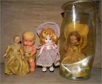 (4) Vintage Plastic Baby & Fashion Dolls