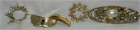 (4) Vintage Brooches/Pins