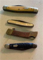 4 pocket knives