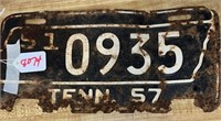 1951 TN License Plate/ battery tester