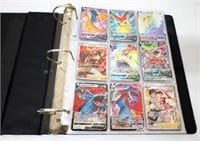 Pokemon Cards in Binder 29 Sheets Total