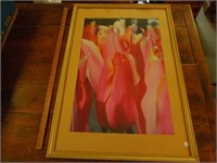 Lg. Floral Framed Print