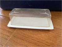 Plastic butter dish