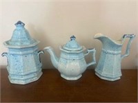 3 peice pottery set