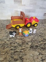 Little People Farm Tractor and People lot