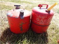 (2) 5 Gal. Metal Gas Cans