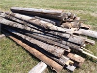 Lg. Pile Of Slab Wood - 8ft. Lont
