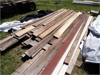 Lg. Pile Of Lumber: 2x4's, 2x6's, 2x8's & Other