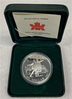 2001 Canada Proof Silver Dollar