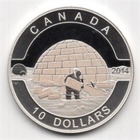 2014 Canada $10 Fine Silver Coin