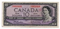 1954 Bank of Canada $10 Note