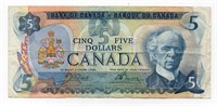 1979 Bank of Canada $5 Note