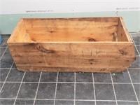 Wood crate box 19.5" wide X 18.5" deep X 50" long