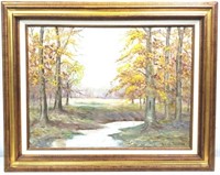 Indiana artist, Edith Sanders, "Autumn Gold',
