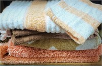 Haynes Towels peach & white vintage towel &