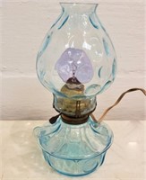 Turquoise coin glass courting lamp, electric...