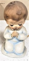 Lefton 6625 praying boy, porcelain night light...