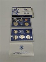 2001 United States mint proof