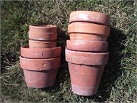 Lot of clay pots