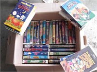Large lot of Disney VHS movies