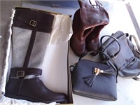 womens lot.  New boots and purses
