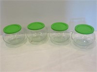 Glass Storage Jars w/ lids-German