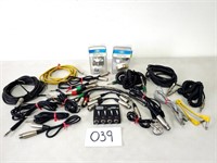 Assorted Music Cables, Accessories, Parts, Etc.